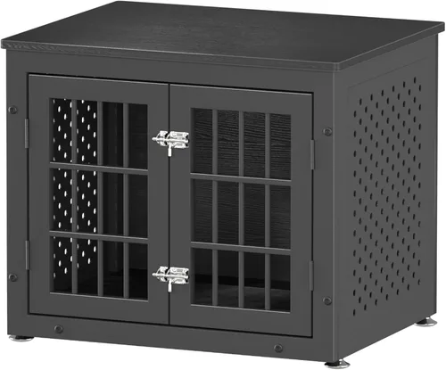 Vista 8 de rehomerance Jaula/Mueble de Servicio Pesado de 26" para Perros Pequeños, Perrera de Metal para Perros con Alta Ansiedad, Jaula para Mascotas a