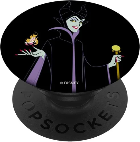 Vista 6 de Disney Retrato de maléfica de la Bella Durmiente PopSockets MagSafe PopGrip para iPhone