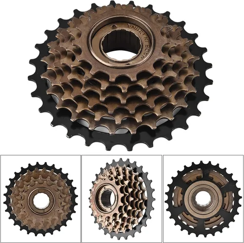 Vista 8 de Volante de casete no deformación, rueda libre confiable de 7 velocidades, para bicicleta de bicicleta