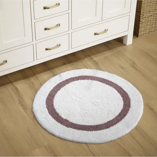 Vista 13 de Better Trends - Alfombra de baño 100% algodón reversible, altamente absorbente y lavable a máquina, suave, tapete de ducha para piso de baño