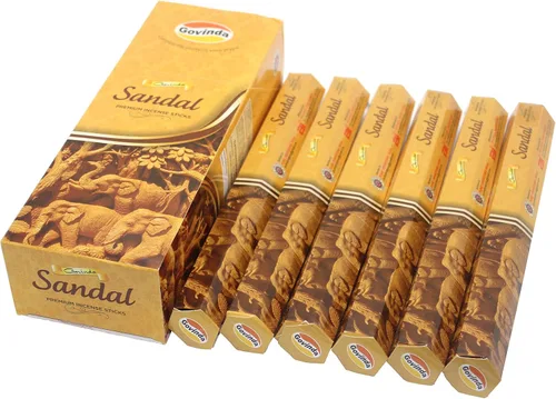 Vista 7 de Govinda – Incienso – Aqua Fresh – 120 varillas de incienso, incienso premium, revestimiento de masala