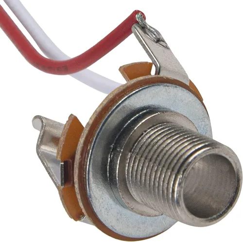 Vista 5 de Juego de arnés de cableado de guitarra Yootones con cable de 500 K, juego de arnés de cableado con interruptor de 3 vías con 6.35 salidas/perillas