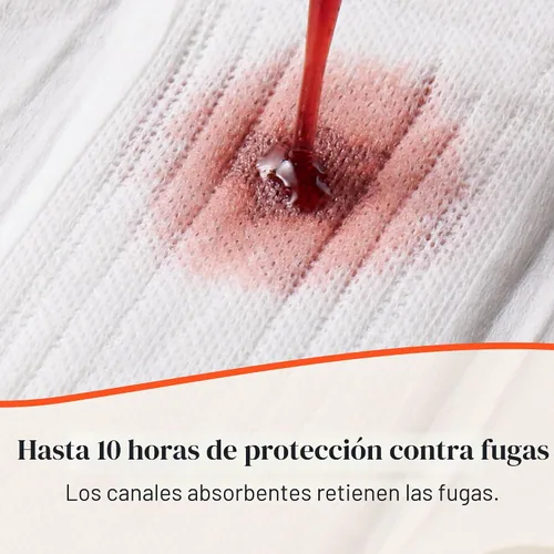 Vista 5 de Cora Almohadillas de algodón 100% orgánico (72 almohadillas para la noche)