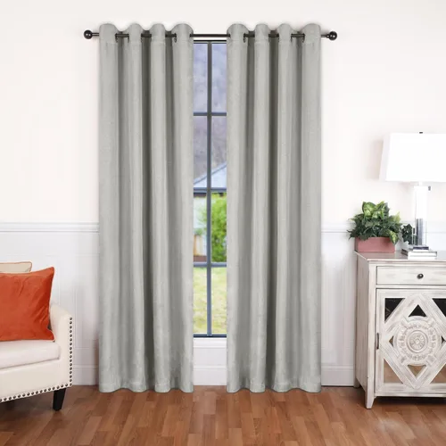 Vista 10 de BNM - Paneles de cortinas opacas para oscurecer la habitación, cortinas para cocina, dormitorio, oficina, ventanas de sala de estar, detalles