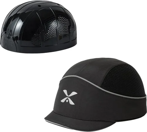 Vista 19 de TIHEEN Gorra de seguridad unisex, estilo gorra de béisbol con rayas reflectantes, ligera y transpirable, gorra de protección para la cabeza