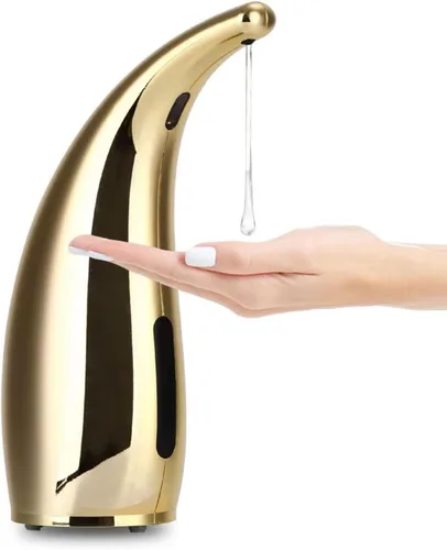 Vista 14 de Dispensador de jabón, ajustable de 4 niveles sin contacto para encimera de baño, cocina, dispensador automático de jabón con sensor de movimiento