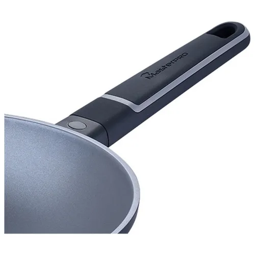 Vista 4 de Sartén Wok Masterpro Indigo Negro Aluminio (Ø 28 cm)