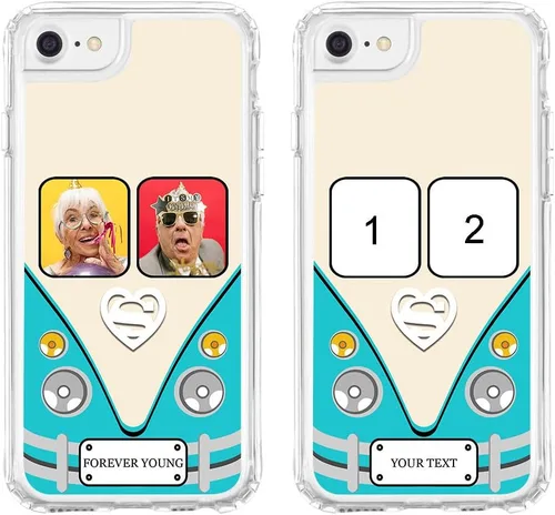 Vista 369 de Funda de teléfono personalizada para Apple iPhone 8 Plus iPhone 7 Plus, personalizada con foto, imagen, texto, imagen, diseño de imagen
