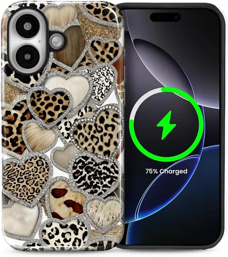 Vista 62 de Funda Compatible con iPhone 13/14 [Compatible con MagSafe] Protección de Doble Capa de Cáscara Dura Híbrida, Funda Magnética Protectora a Prueba