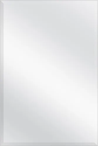Vista 8 de MCS ovalados de plata, Beaded Espejo de pared, 21-Inch by 31-inch