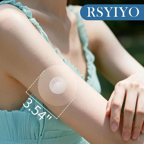 Vista 4 de Paquete de 50 parches de sensor Guardian 4 Waterproof Adhesive Patch for Guardian CGM Sensor Tape Without Glue in Center Long Stay for 7+ Days