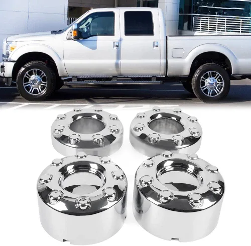 Vista 16 de G-PLUS Tapacubos de rueda cromados de repuesto para Ford F150 1980-1996 Truck Bronco Van 4x4 delantero 4WD (incluye 12 tornillos de montaje)