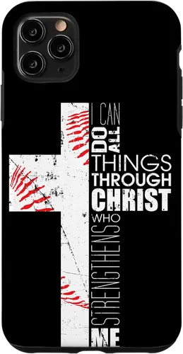 Vista 13 de Fundas de teléfono de béisbol para adolescentes y niños, entrenadores, cristianos, cruz, regalos para iPhone 17