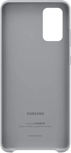 Vista 3 de Samsung Funda para Galaxy S20+ Plus, cubierta trasera Kvadrat, color gris (versión de EE. UU. con garantía) (EF-XG985FJEGUS)
