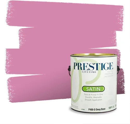 Vista 198 de Prestige Paints Pintura exterior e imprimación en uno, 1 galón, plano, coincidencia comparable de Valspar* Amber Rose*