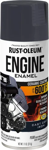 Vista 11 de Rust-Oleum 366428-6PK - Pintura en aerosol de esmalte para motor, 11 onzas, aluminio, (paquete de 6)