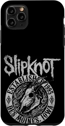 Vista 13 de Funda negra oficial de Slipknot Goat Flames para iPhone 17
