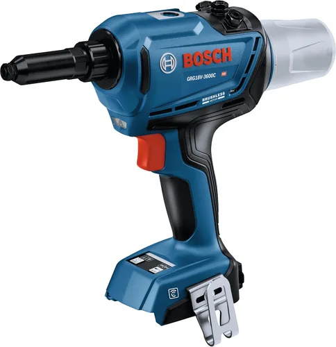 Vista 14 de Bosch GRG18V-3600CB24 Kit de herramientas de remache conectadas sin escobillas de 18 V con (2) baterías de alimentación avanzada CORE18V® de 4 Ah