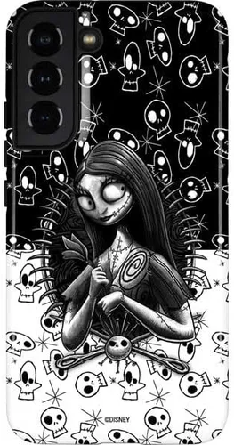 Vista 5 de Skinit Pro Phone Case Compatible with Galaxy S22 Plus - Officially Licensed Disney The Nightmare Before Christmas Jack on Spiral Hill Art Design