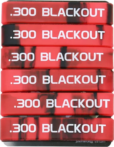 Vista 14 de Aolamegs Paquete de 6 bandas de marcado de cargador Blackout 300