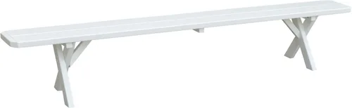 Vista 44 de Furniture Barn USA Pine - Banco cruzado de 2 pies, color negro