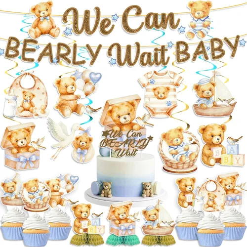 Vista 34 de 35 decoraciones de cumpleaños con texto en inglés "Isn't She Onederful", decoraciones de primer cumpleaños para niñas, fácil instalación, incluye