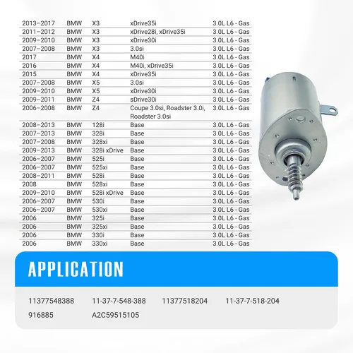Vista 5 de NOVAPARTS Motor Valvetronic del actuador del eje excéntrico 11377548388 para BMW 128i 325i 325xi 328i 328xi 330i 525i 525xi 528i 530i X3 X5 Z4