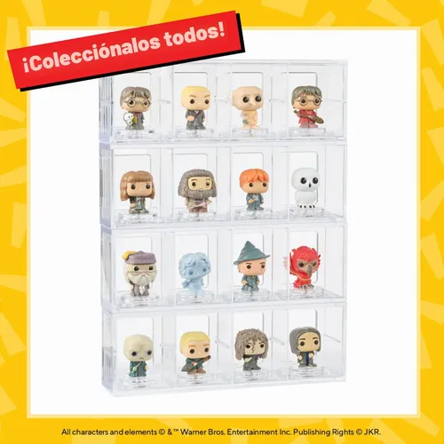 Vista 8 de Funko Bitty POP! HP - Harry en Robe con Bufanda, Pack de 4 - Harry Potter, Draco Malfoy, Dobby y una Mini Figura Misterio Sorpresa - 2.2 Cm