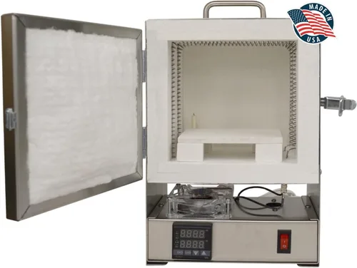 Vista 2 de Horno de fusión RapidFire Programable Horno de mesa Melter Joyería Oro Plata PMC Metal Arcilla Esmalte Perlas Fabricación de Cerámica