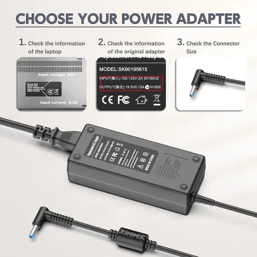 Vista 5 de ROLADA Cargador para portátil de 120 W compatible con USB-C Dock G5 5TW10AA, 5TW10UT, 5TW10AA #ABB, 5TW10UT #ABA; USB-C/A Universal Dock G2 5TW13AA