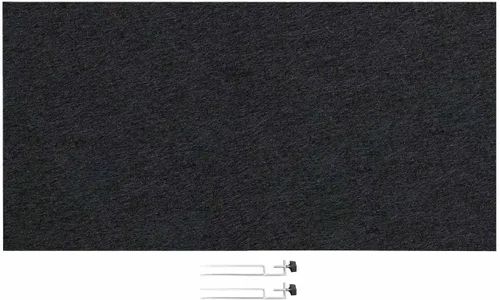 Vista 20 de VERSARE SoundSorb - Paneles de privacidad de escritorio, paneles modestos de amortiguación de ruido para escritorios Soportes de clip de borde