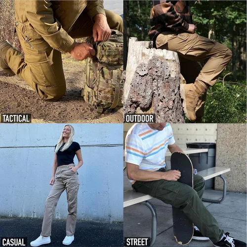 Vista 7 de Rothco 20363 Tactical BDU Cargo Pants Color Naranja Blaze, Talla 3XL (47"-51" Cintura)