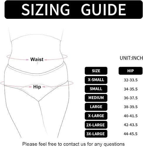 Vista 7 de INNERSY Ropa interior posparto de algodón para mujer, a prueba de fugas, paquete de 3