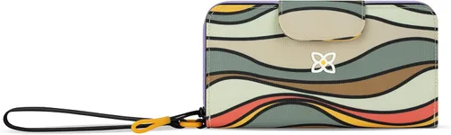 Vista 35 de Sherpani Tulum, cartera grande de nailon con cremallera alrededor, cartera con tarjetero organizador para mujer