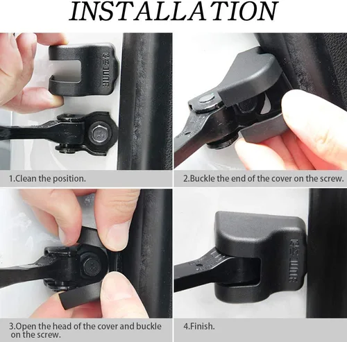 Vista 6 de 1797 Cubierta de bloqueo de control de puerta para Toyota piezas de accesorios Corolla Camry Highlander Yaris Interior Brazo Pestillo Hebillas Tapas