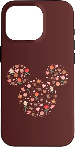 Vista 20 de iPhone 13 Pro Max Disney Mickey Mouse Icon Fill Chocolates Flowers Hearts Love Case