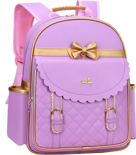 Vista 2 de Mochila impermeable de PU para niños de la escuela primaria