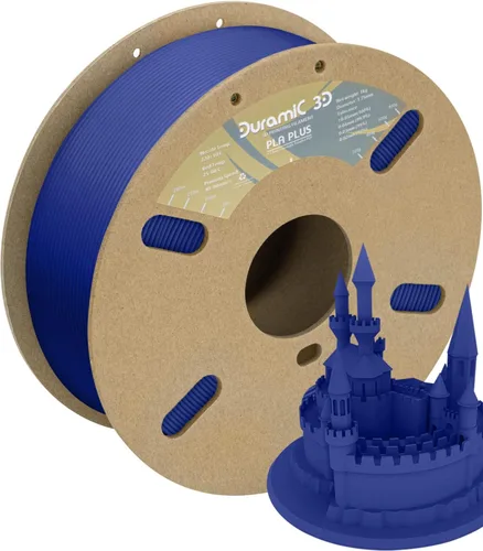 Vista 20 de DURAMIC 3D PLA Plus - Filamento de ácido poliláctico de 0.068 pulgadas para impresora 3D, color negro de 2.2 libras, 8 veces más resistente, carrete