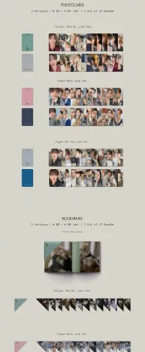 Vista 6 de SEVENTEEN FML 10º Contenido del Mini Álbum+POB+Seguimiento Sellado SVT (3 Versión SET (A+B+C))