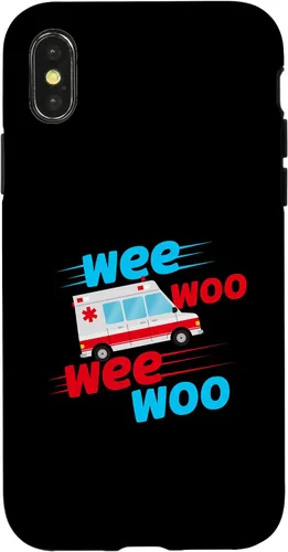 Vista 5 de Funda EMT para iPhone 13 Pro Max Wee Woo Wee Woo Ambulancia Técnico Paramédico