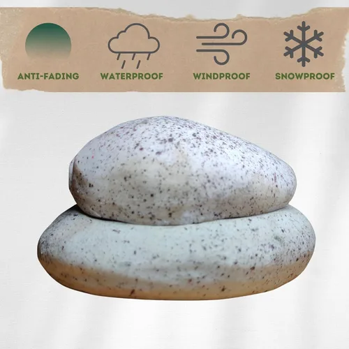 Vista 6 de Caja Oculta para Llaves Vyxara SafeStone - Guardar Llaves de Repuesto al Aire Libre con Diseño Secreto de Piedra Apilada, Dispositivo para Ocultar