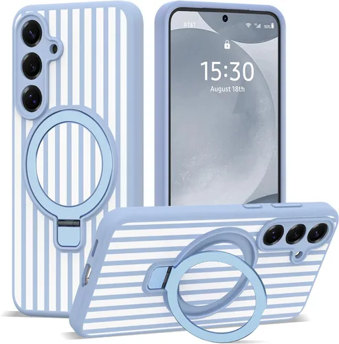 Vista 66 de SKYLMW Funda para Samsung Galaxy S23 con soporte, color negro