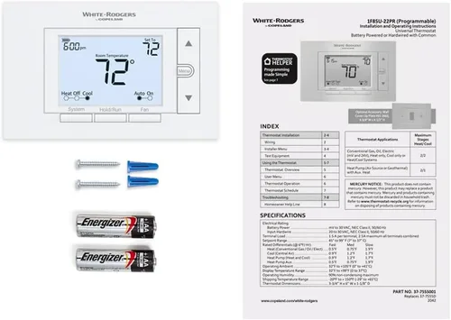 Vista 5 de Emerson 1F85U-22PR Termostato programable