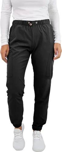 Vista 4 de Green Town Pantalón médico de enfermería para mujer, ajustado, pantalón médico GT Performance