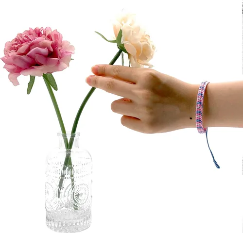 Vista 4 de LAMIBEE Pulsera tibetana con diseño de pansexualidad bisexual LGBT Proud Love Brazaletes de cuerda de amuleto y bohemio para mujeres y hombres hilo