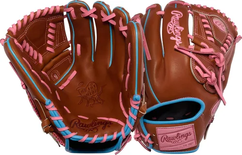Vista 44 de Guantes de béisbol Heart of the Hide 2026 Top Grade US Steerhide Negro/Menta Pro H Web