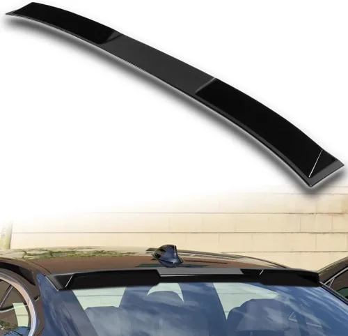 Vista 7 de Q1-TECH, Alerón de techo para ventana trasera compatible con BMW Serie 5 G30 F90 520i 530e 530i M5 M550i 540i 550i Sedán, alerón de visera de techo