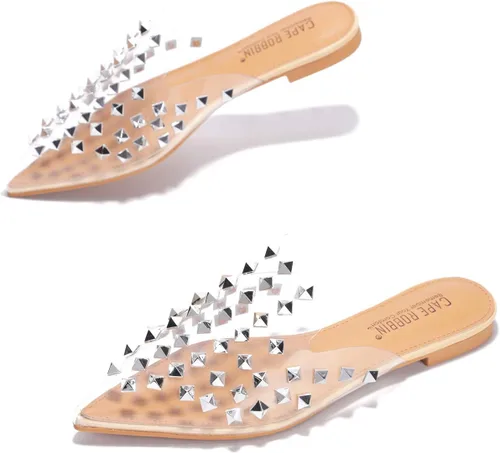 Vista 2 de Cape Robbin Enny - Sandalias planas para mujer, zapatos de meter para mujer