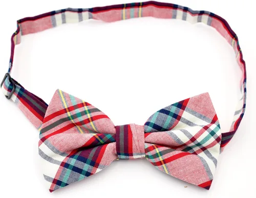 Vista 4 de Carahere Mens Novel Plaid Bow Ties Adjustable Pre Tied Bow Ties For Men Lattice Bow Tie