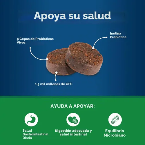 Vista 4 de Pet Protect Suplemento de salud digestiva para perros, sabor a pollo, 60